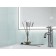 Cersanit Led 011 Design 80x70 cm mirror, backlight, clock, metal frame, rectangular