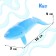 Game set "Sea City", sea animals in the suitcase