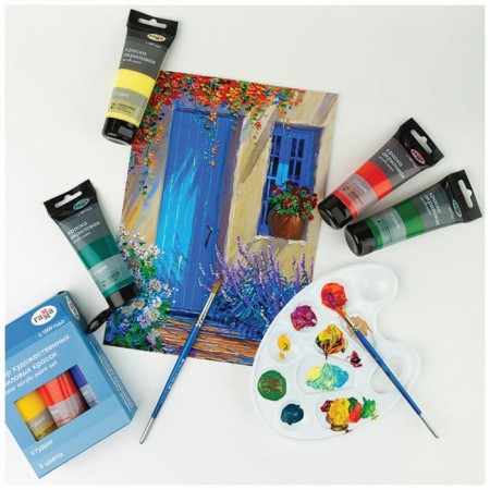 Acrylic art tube paint 75 ml, gamma "Studio" No. 417 Ultramarin-5