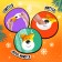 Toy-Surprise "New Year's male-gang" with stickers, mix
