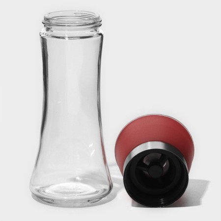 Mill for spices "Modern", 200 ml, 6.5 × 18.8 cm, red color-2