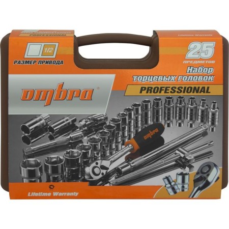 Set of end heads Ombra 911225, 25 items-3