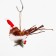 Decorative suspension "Bird in the New Year's cap" 15 × 6 × 13 cm