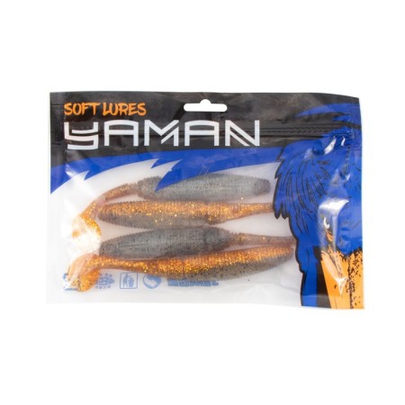 The Yaman Pro Springy Shad vibro -heb, 15.2 cm, color #44. Packaging 4 pcs.-4