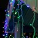 Garland "fringe" 4 × 0.6 m, IP44, white thread, 180 LED, glow of multi, 8 modes, 220 V