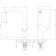 Kitchen mixer Rush Island IS6535-22, single-leaf, chrome