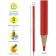 A set for drawing multi-bullets (felt-tip pens 12 colors, pencils 14 colors), plastic case