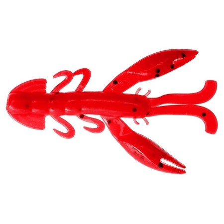 Bait silicone cancer Helios Omar Pepper Red, 5.2 cm, 15 pcs. (HS-24-030)