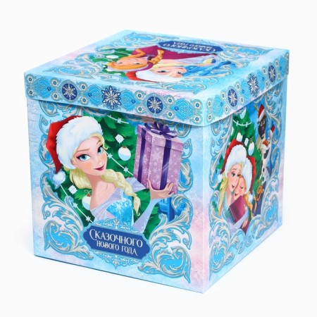 Gift Folder Fairy Tale New Year, 30x30x30 cm, cold heart-5