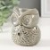 Aroma lamp ceramics "Patterned owl" mix 9.5x7.5x6 cm