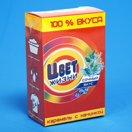 Caramel with fruit filling "Color of life", 100 g-5
