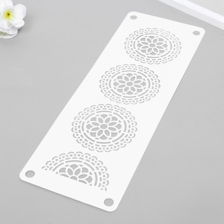 Stencil of stencil "Patterns" 11x32 cm-1