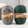 Yarn "Nosomic supplement" 100% polypropylene 200 ± 20m/50g set 2pcs (gray, green)