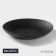 Porcelain plate Magistro line, d = 25.5 cm, black color