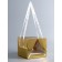 Bottos Port with ribbons, gold, 21 x 21 x 18 cm