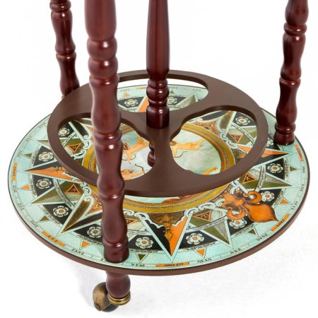 Globe bar decorative "World Traveling Map" 87x47x47 cm-2