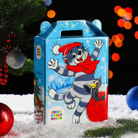 Gift box "Prostokvashino", 16.8 x 6.8 x 20.9 cm-1
