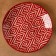Largan Rishtan ceramics "Atlas", 42 cm, red
