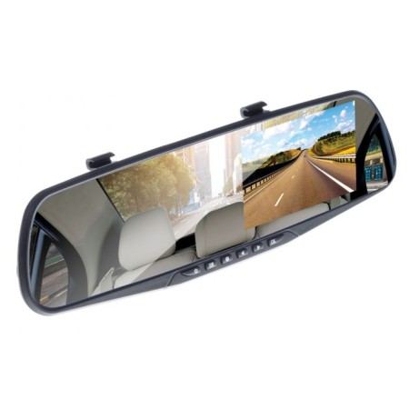 DVR Digma Freedrive 303 Mirror Dual, two cameras, 4.3 ", review 120 °, 1920x1080-1