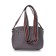 Female bag, artificial leather, 24.5x8x18 cm, gray-brown