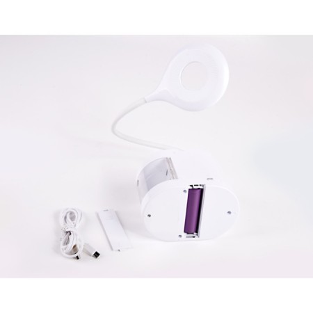 Highway LED lamp with a built -in battery and ambrella Light, Desk, D561, LED, 4200K, 4200K, white color-4