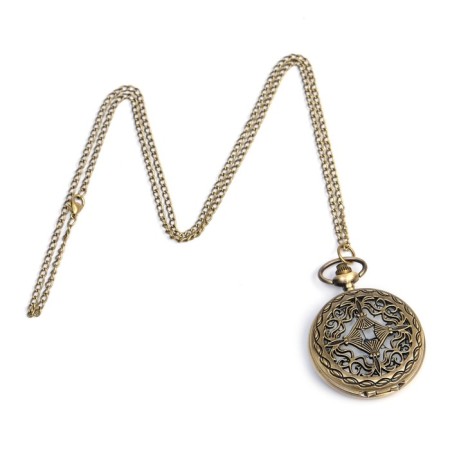 Pocket quartz watches "monogram", on a chain of 80 cm-3