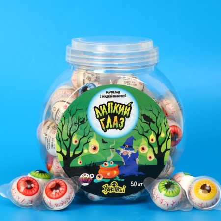Marmalade "sticky eye" with a liquid filling 10 g