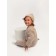 Knitted Knitted Pure Love Tot, demi -season, height 86 cm, beige color