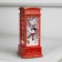 LED figure "Telephone booth with a snowman" 5.3 × 12 × 5.3 cm, plastic, batteries AG13x3, glow warm white