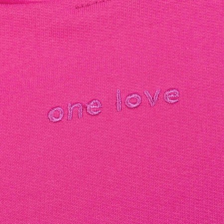 Худи для девочки One love light, рост 104 см, цвет фуксия-3