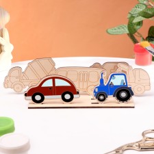 Wooden volumetric coloring 