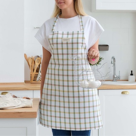 Harmony Ethel Set: Apron 60x70cm, 19x19cm Group, 40x73cm towel, Rogozhka 186 g/m2-11