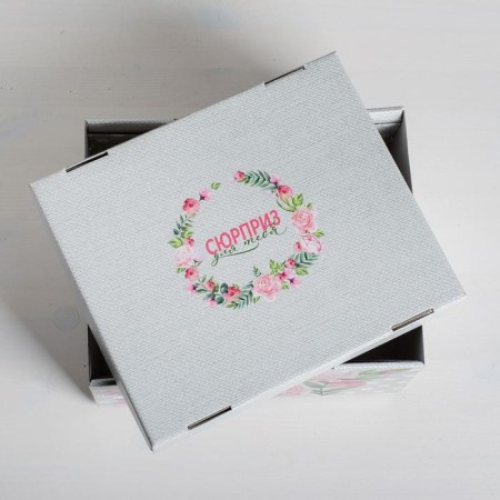 Gift folding box, packaging, Flower Garden, 31 x 25.5 x 16 cm-3
