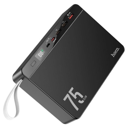 External battery Hoco J94, 75000 mAh, 1 USB, 3 A, display, black-1