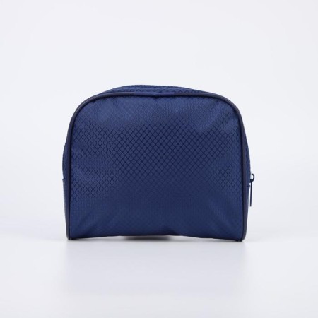 Lightning cosmetic bag, external pocket, blue color-1