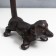 Souvenir cast iron stand for towels "Dog" 30x7x14 cm