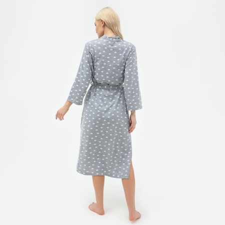 Women's bathrobe KAFTAN "Clouds", Gray, p.40-42-2