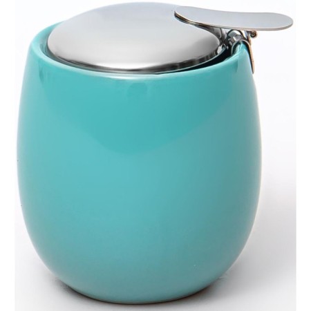Sugar with Elrington lid “Felicita, Glaze”, 250 ml, blue color