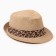 Women's hat minku "Leopard", size 56-58, brown color