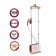 Pioneer SS254, floor, 2400W, 1 l, lingonberry-white