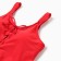 Swimsuit Assed female minku color red, size 44