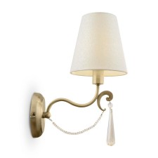 Bra Madeline, 1x40W E14, brass color