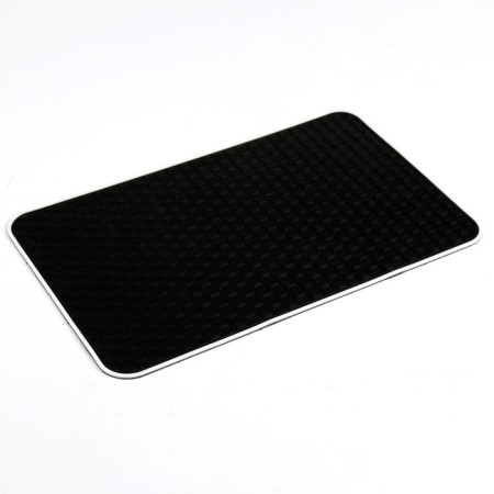 Anti -slip rug 27.5 × 17 cm, honeycomb, black-2