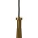Suspendor "Celna" LED 5W 4000k gold 4x4x33.5-133.5cm