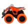 Friction Funky Toys "ATV", with a crash effect, 4x4, color orange color