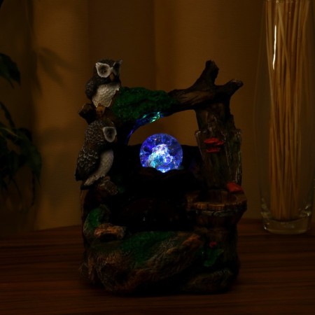 Fountain "Courtyard. Owes" 30x20 cm (with backlight)-2