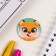 Icons sunset set 3 pcs d = 35 mm "Cute animals" with embossing 9x9 cm