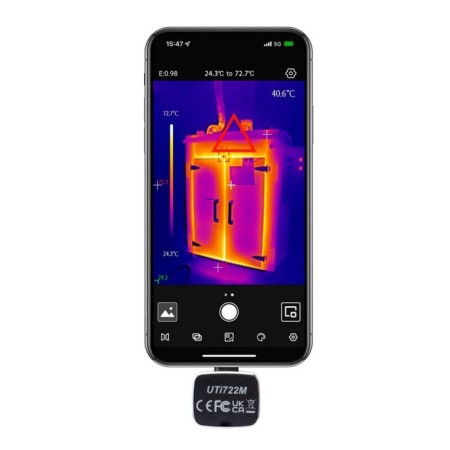 Thermal imager Uni -T Uti722M 162463, for smartphone, 256 x 192 PX, -20 -450 ° C