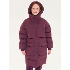 Coat for girls, height 122 cm, purple color