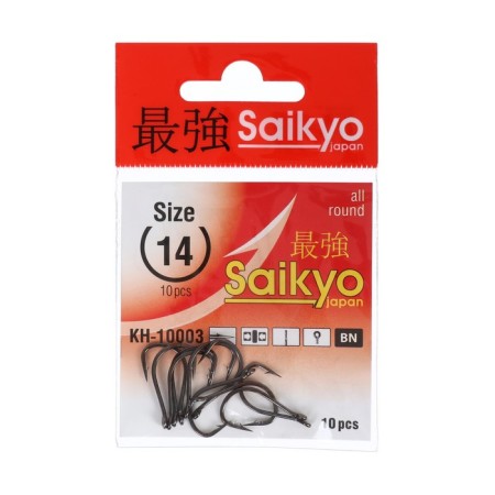 Hooks Saikyo KH-10003 Tanago BN No. 14, 10 pcs